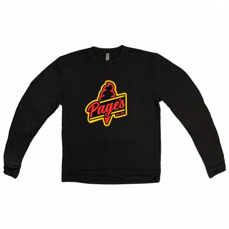 page dairy mart color logo sweater black