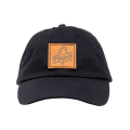 pages dairy mart hat black leather patch osfm front