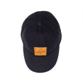 pages dairy mart hat black leather patch osfm top