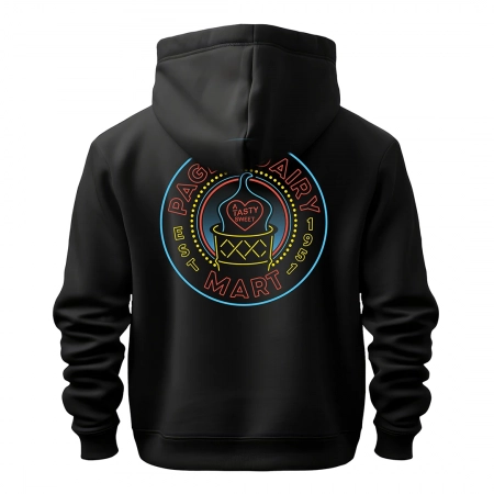 page-dairy-mart-est-1951-neon-sign-hoodie-black-back