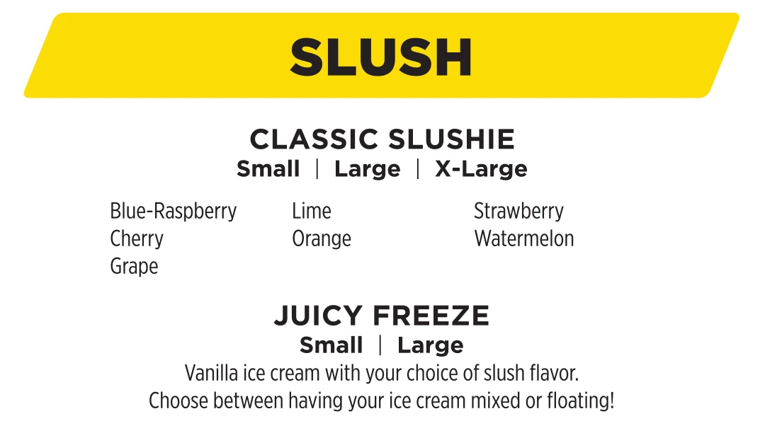 pages dairy mart slush